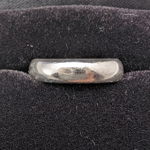 英国ヴィンテージ ジュエリー 純銀製 シンプルピンキーリング 指輪